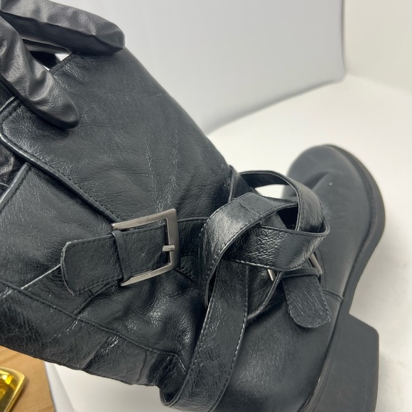 Steve Madden Ellle leather boots in black size 8.5 - Picture 14 of 14